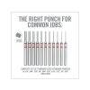 25104 real avid accu punch 11 piece standard pin punch set 03