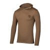 dylejc solis funkcni tricko s kapuci dlouhy rukav brown hnede a