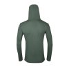 dylejc solis merino funkcni tricko s kapuci dlouhy rukav zelene green c