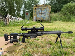 SAKO TRG 22 A1 18” @sako_international v ráži .308 Win a barvě TUNGSTEN 😎 Osazená optika od @schmidtandbender 🫡 Velmi...