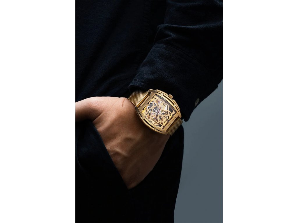 Z-Series Automatic Mechanical Skeleton Wristwatch Gold Z-Series Automatic Mechanical Skeleton Wristwatch Gold