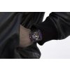 97 1 x series stainless steel mechanical skeleton wristwatch purple