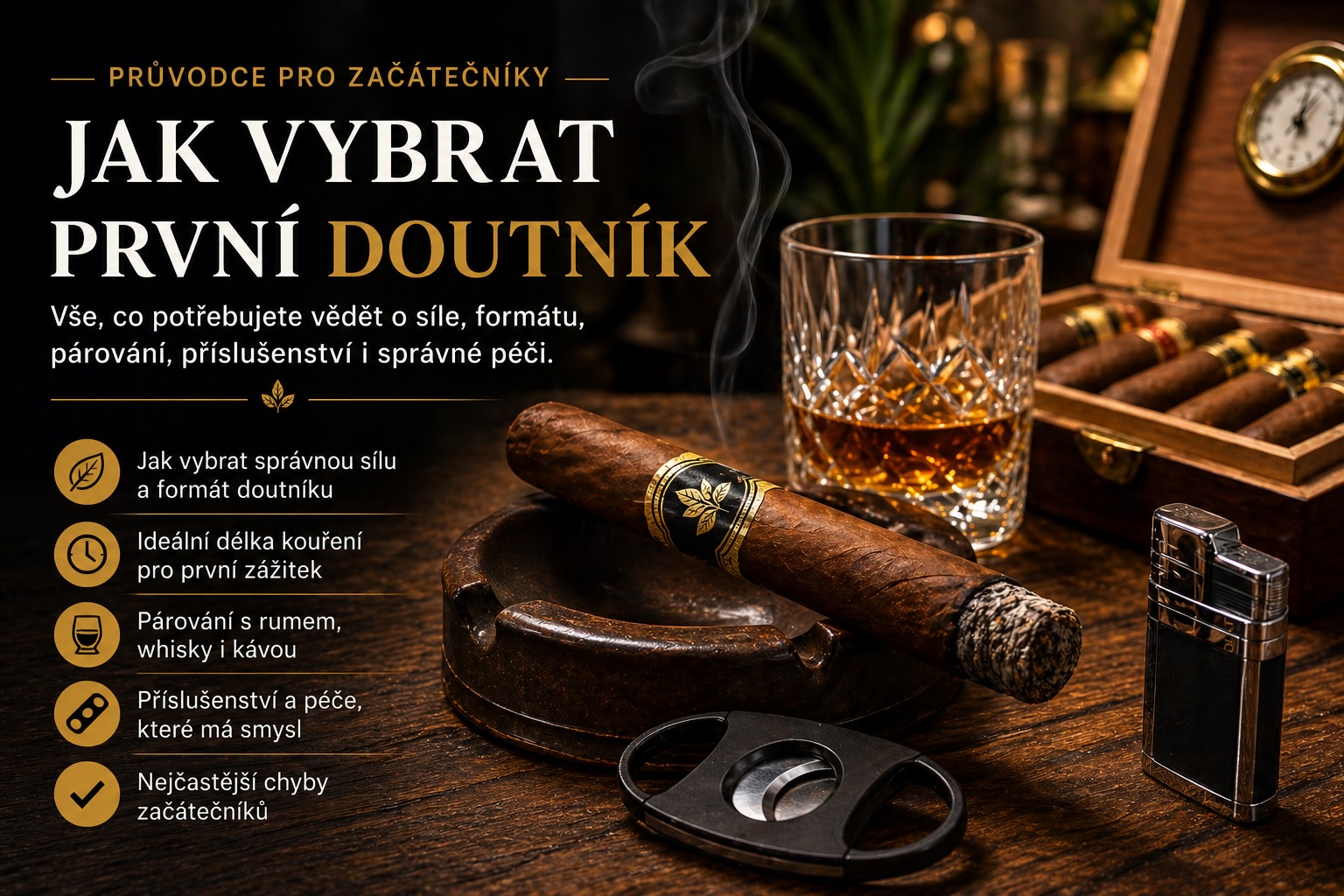 Jak vybrat první prémiový doutník