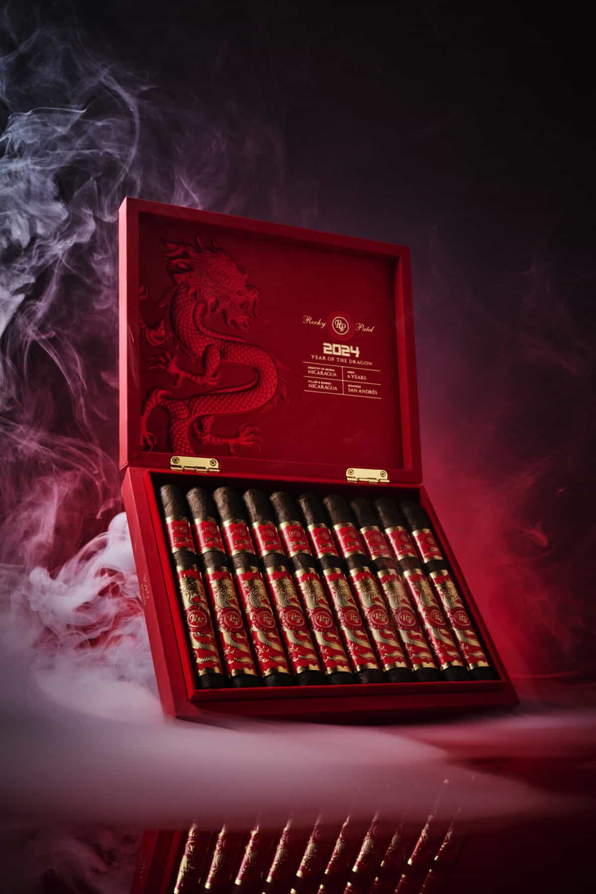 Rocky Patel Year of the Dragon 2024 Toro detail doutníku