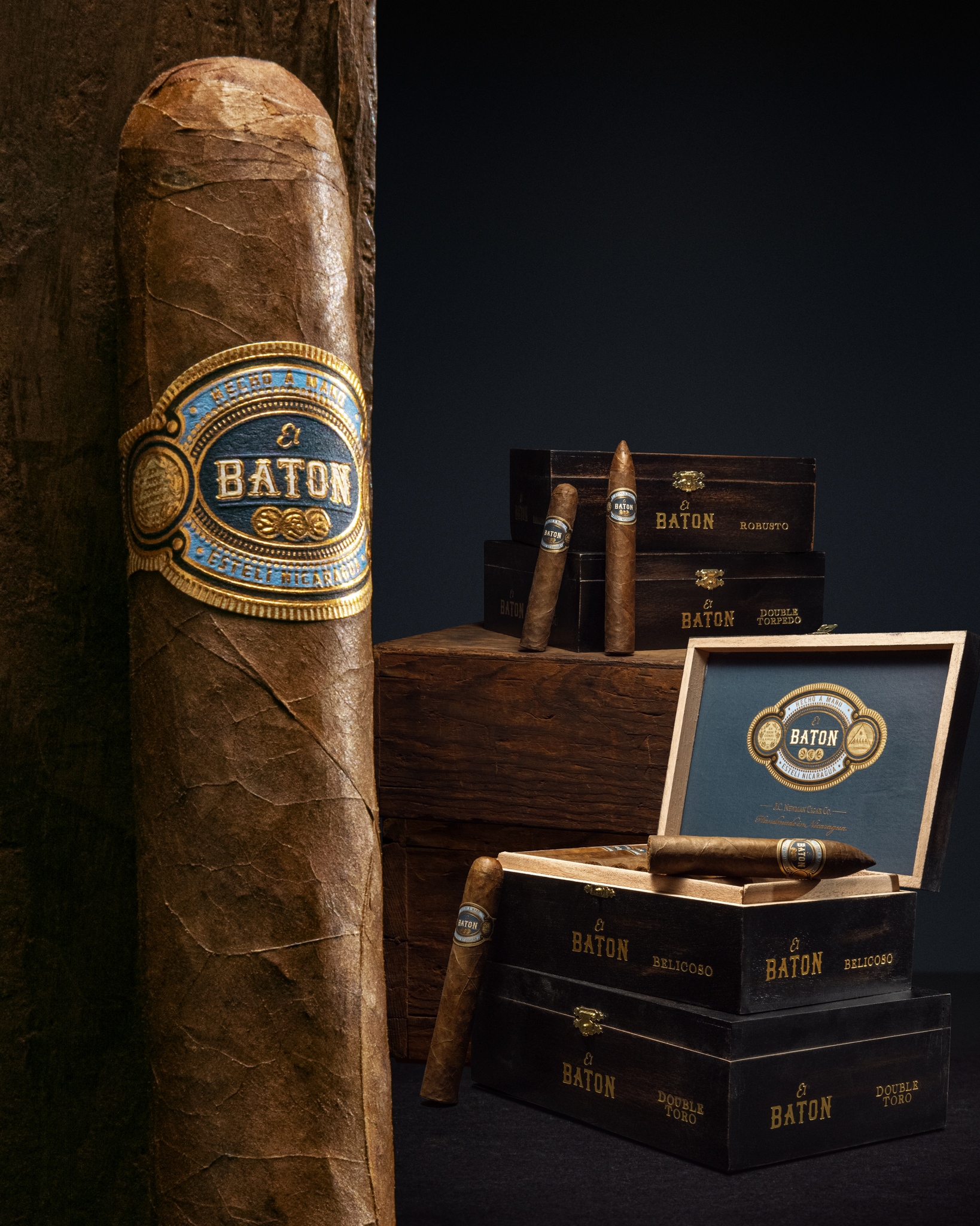 El Baton Robusto detail