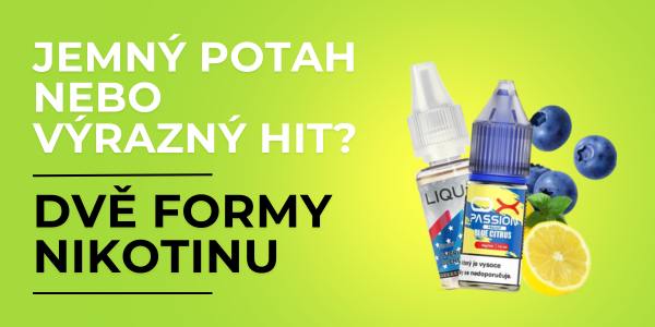 Nikotinová sůl vs. freebase: jaký je rozdíl a co vybrat?