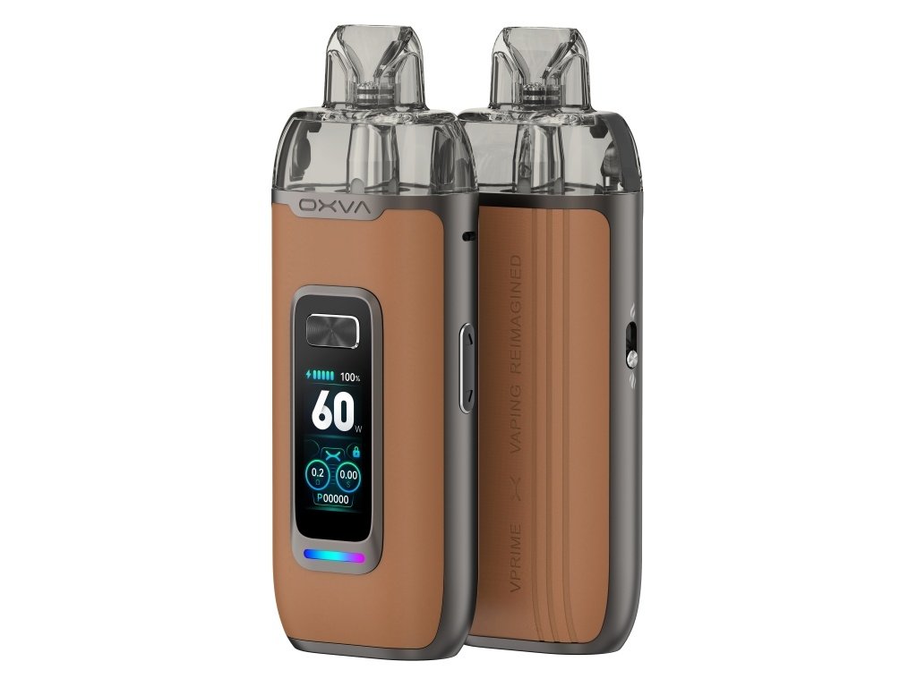 262142 1 oxva vprime pod kit brown leather produktovy obrazek