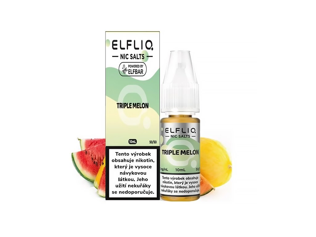 264745 elf bar elfliq salt e liquid triple melon 10ml 20mg produktovy obrazek