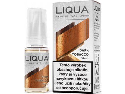 57253 2 liqua cz elements dark tobacco 10ml silny tabak