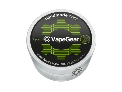 64113 2 vapegear handmade coils tricore fused clapton ni80 2ks