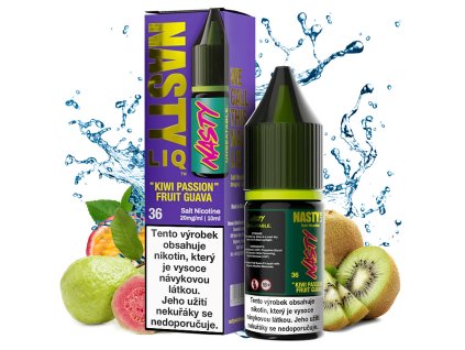 251928 nasty liq salt kiwi passion fruit guava 10ml 20mg produktovy obrazek