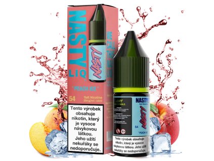 251925 nasty liq salt peach ice 10ml 20mg produktovy obrazek