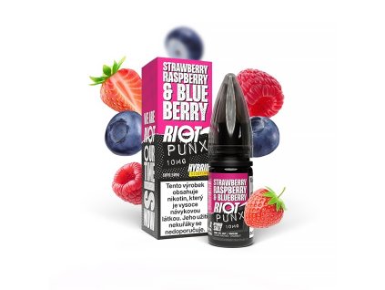 254315 riot salt hybrid strawberry raspberry blueberry 10mg produktovy obrazek