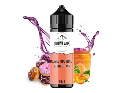222108 1 mount vape shake vape glazed doughnut apricot jam 40ml produktovy obrazek