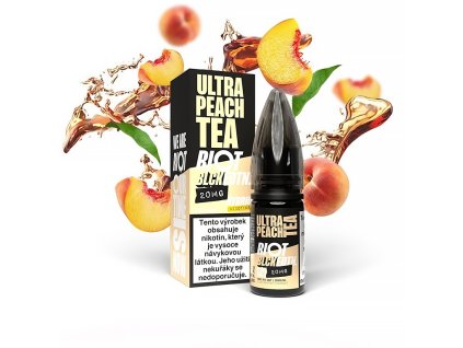 254300 riot salt hybrid ultra peach tea 20mg produktovy obrazek