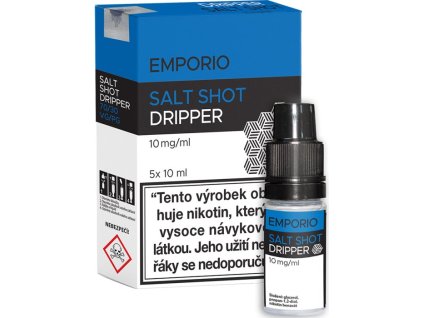 emporio booster salt shot dripper 5x10ml 10mg 5pack