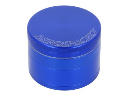 Drtič tabáku kovový Aerospaced Light Blue, 63mm, 4.díl.