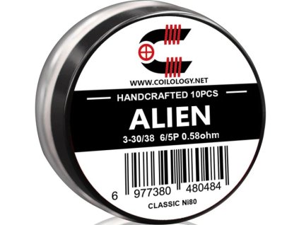 Coilology ALIEN předmotané spirálky Ni80 0,58ohm