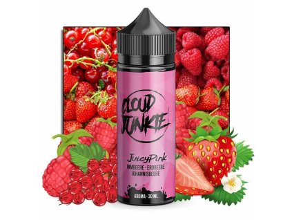 CloudJunkie Shake & Vape JuicyPink Červený bobulovitý mix 30ml