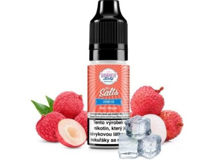 liquid dinner lady nic salt lychee ice 10ml 20mg