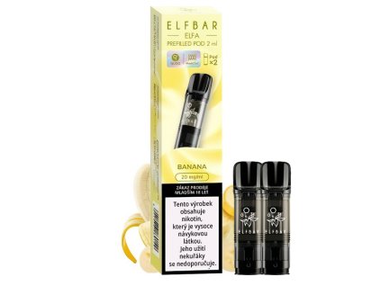 239756 elf bar elfa pod prednaplnena cartridge banana 20mg 2ks produktovy obrazek