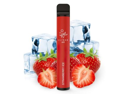 238898 elf bar 600 20mg strawberry ice svezi jahoda produktovy obrazek