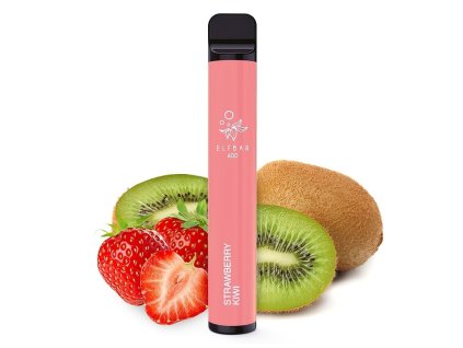 238904 elf bar 600 20mg strawberry kiwi jahoda s kiwi produktovy obrazek