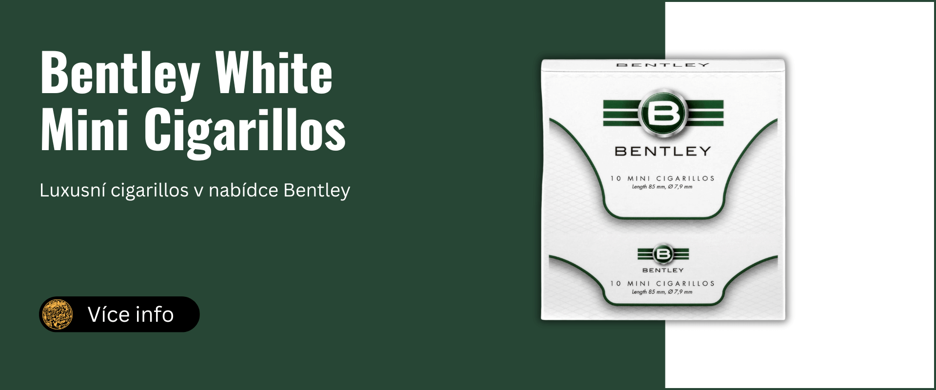 Bentley White Mini Cigarillos