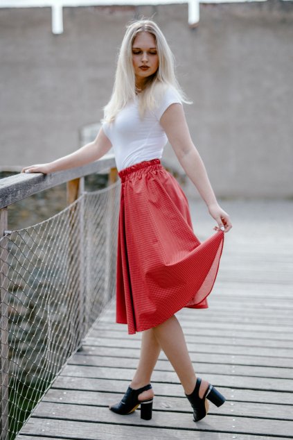 sukně MIKRO PUNTÍKY v barevných variantách