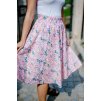 sukně S RŮŽOVÝMI LÍSTKY