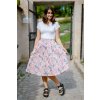 sukně S RŮŽOVÝMI LÍSTKY