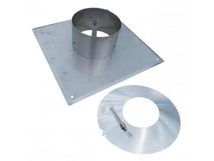 Krycí deska komínu CIKO PRAKTIK s límcem průměr 130mm