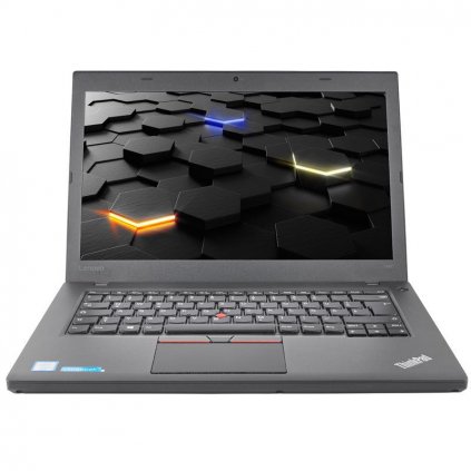 Lenovo ThinkPad T460  - Procesor Intel Core i5-6300U ( 2.50Ghz )  - Operační paměť 8GB DDR4  - pevný disk 256GB SSD SATA  - displej 14” HD IPS 1366x768 -  - grafika Intel HD