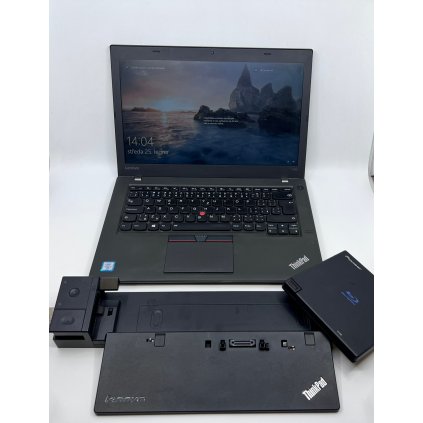 Lenovo ThinkPad T460 + dokovací stanice + Blu-Ray mechanika