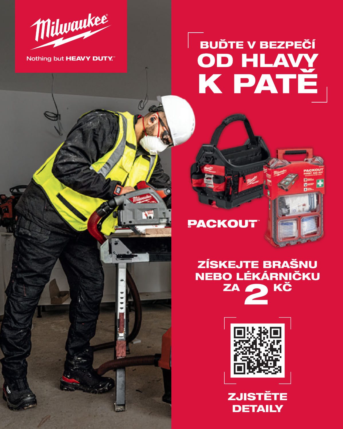 MILWAUKEE® Head to Toe: Buďte v bezpečí od hlavy až k patě