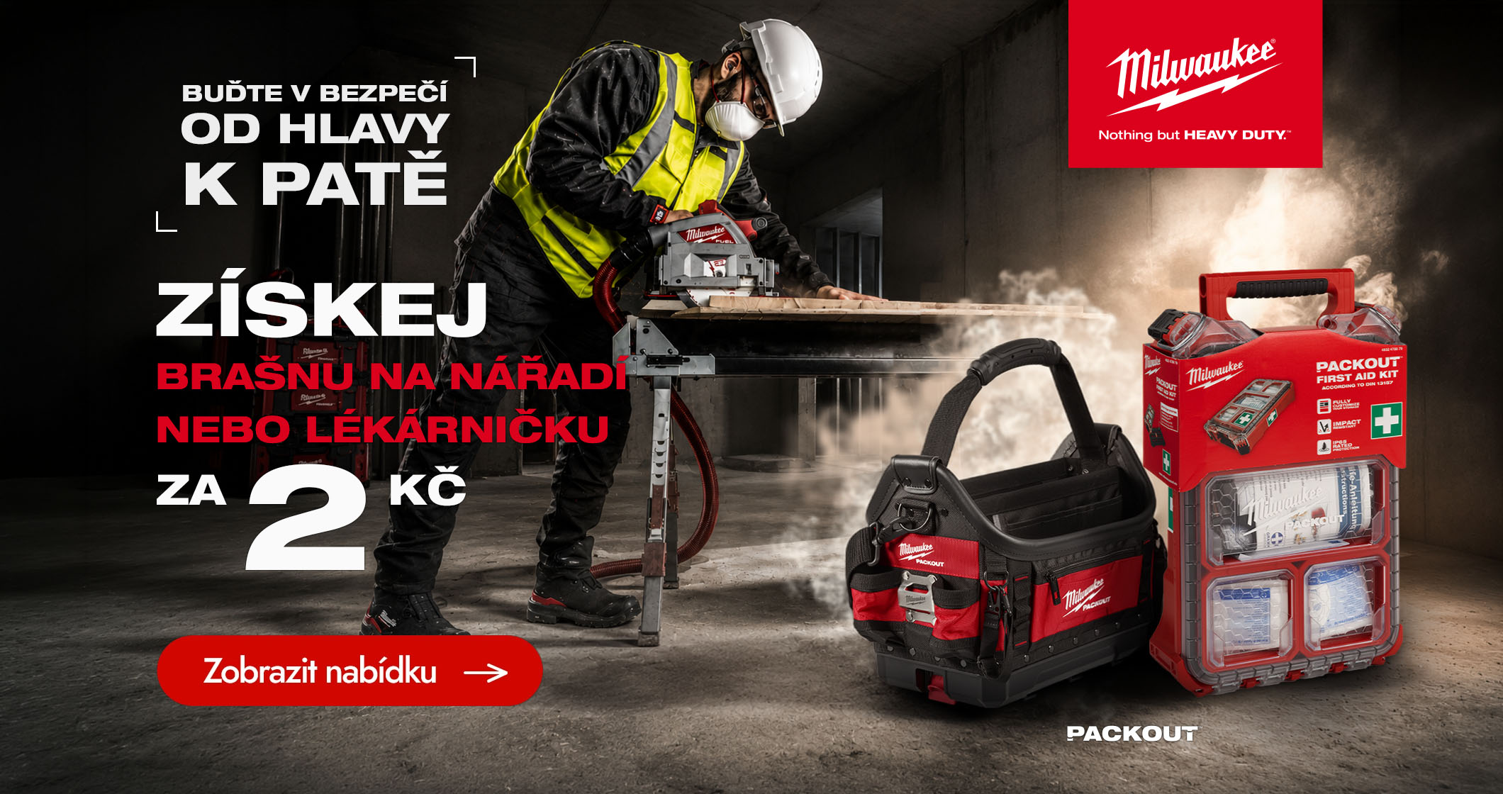 Milwaukee akce - packout