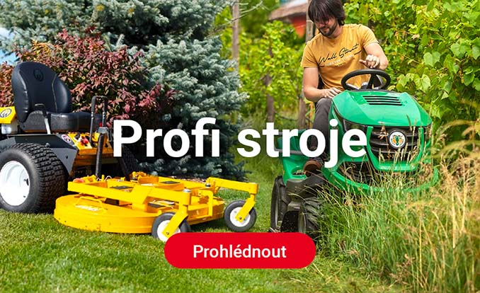 PROFI stroje Billy Goat a Walker