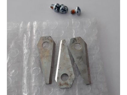 Sada náhradních žacích nožů Honda Miimo řady 40 a 70 ( obsahuje 3 ks )