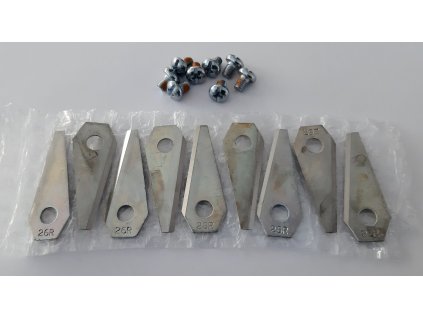 Sada náhradních žacích nožů Honda Miimo řady 40 a 70 ( obsahuje 9 ks )