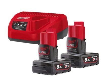 Sada akumulátorů a nabíječky Milwaukee M12 NRG-602