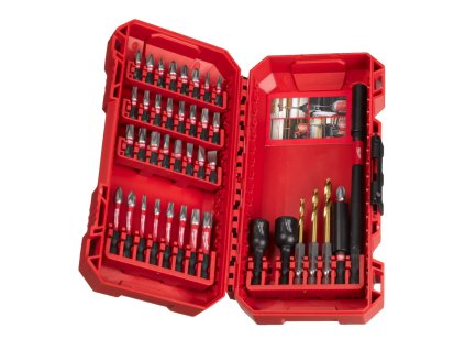 Bity a vrtáky 1/4" Milwaukee SHOCKWAVE™ IMPACT DUTY (Sada 48 ks)