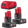 Sada akumulátorů a nabíječky Milwaukee M12 NRG-602
