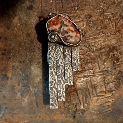 Brož JASPIS LEOPARD