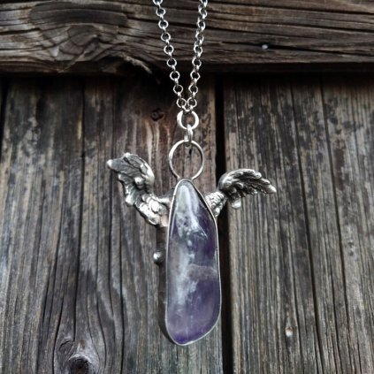 Náhrdelník AMETYSTOVÝ ANDĚL