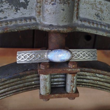 Spona do vlasů  KELTSKÁ MOONSTONE