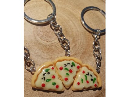 Klíčenka Pizza BFF