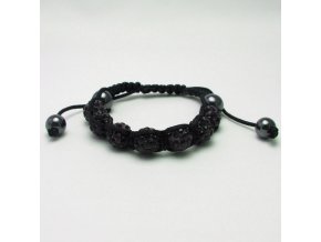 BRO0033D naramek shamballa fialovy