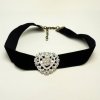 BHO0068 choker nahrdelnik srdce s kaminky