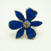 BPK0133E prsten kvetina modra