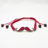 BRO0034A naramek shamballa knir ruzovy